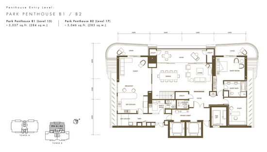 The Binjai on the Park - Floor Plan - iProperty.com.my