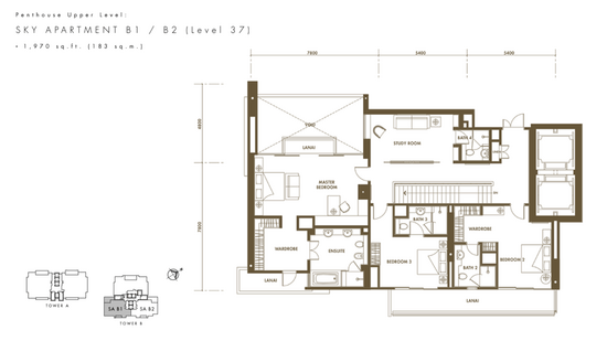 The Binjai on the Park - Floor Plan - iProperty.com.my
