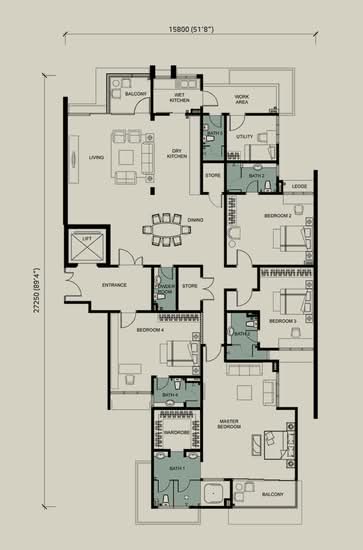 Kenny Hills Residence - Floor Plan - iProperty.com.my