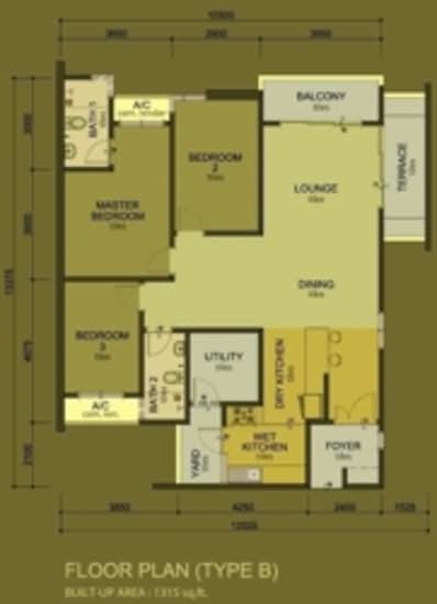 Vistaria Residensi - Floor Plan - iProperty.com.my