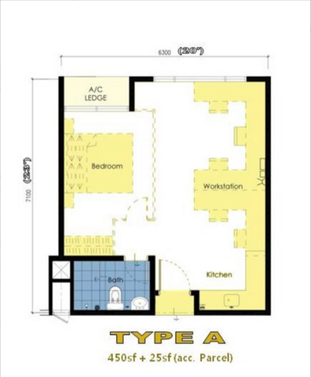 Flexis @ One South - Floor Plan - iProperty.com.my