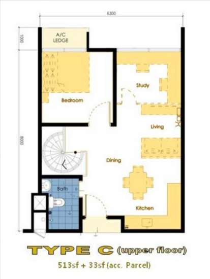 Flexis @ One South - Floor Plan - iProperty.com.my