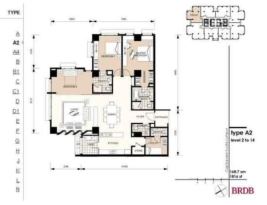 The Capsquare Residences - Floor Plan - iProperty.com.my