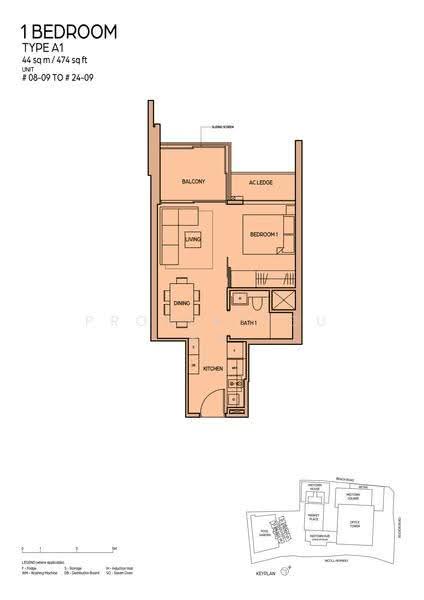 Midtown Bay, 122 Beach Road, Beach Road / Bugis / Rochor, 1 Bedroom, 474 sqft, Condominium For Sale, by Thomas Khoo, 500274910 - 2D - PropertyGuru.com.sg