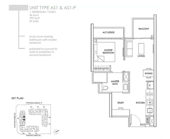 The Alps Residences - Floor Plan