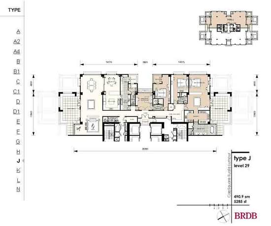 The Capsquare Residences - Floor Plan - iProperty.com.my
