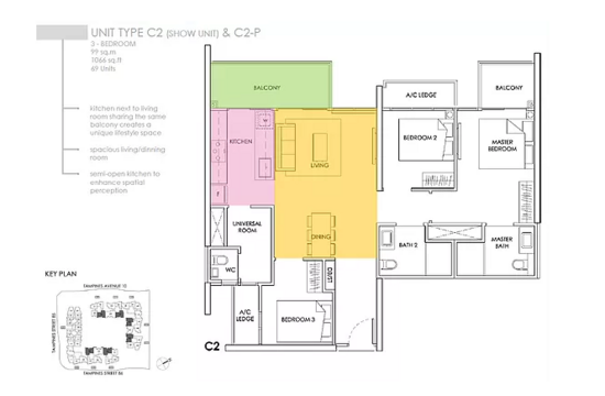 The Alps Residences - Floor Plan