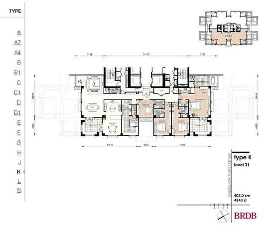 The Capsquare Residences - Floor Plan - iProperty.com.my