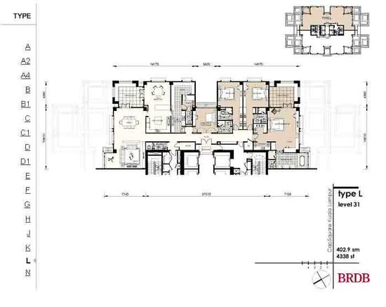 The Capsquare Residences - Floor Plan - iProperty.com.my
