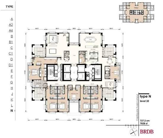 The Capsquare Residences - Floor Plan - iProperty.com.my