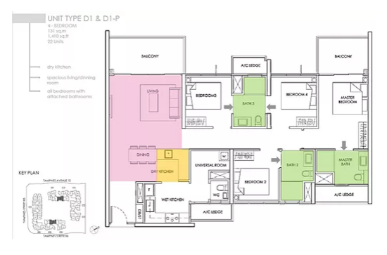 The Alps Residences - Floor Plan