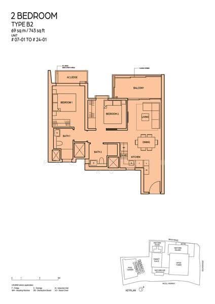 Midtown Bay, 122 Beach Road, Beach Road / Bugis / Rochor, 2 Bedrooms, 753 sqft, Condominium For Rent, by Zech Ng, 25424142 - 2D - PropertyGuru.com.sg