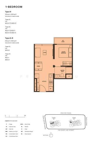 Midtown Modern, 16 Tan Quee Lan Street, Beach Road / Bugis / Rochor, 1 Bedroom, 409 sqft, Condominium For Sale, by Jeremy Koh, 500291427 - 2D - PropertyGuru.com.sg