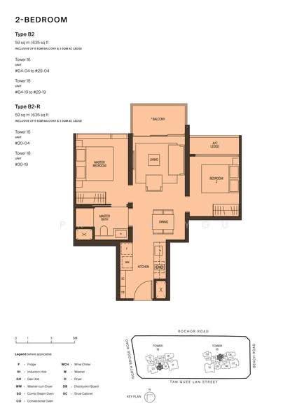 Midtown Modern, 18 Tan Quee Lan Street, Beach Road / Bugis / Rochor, 2 Bedrooms, 635 sqft, Condominium For Rent, by Jaryl Chew, 25596490 - 2D - PropertyGuru.com.sg