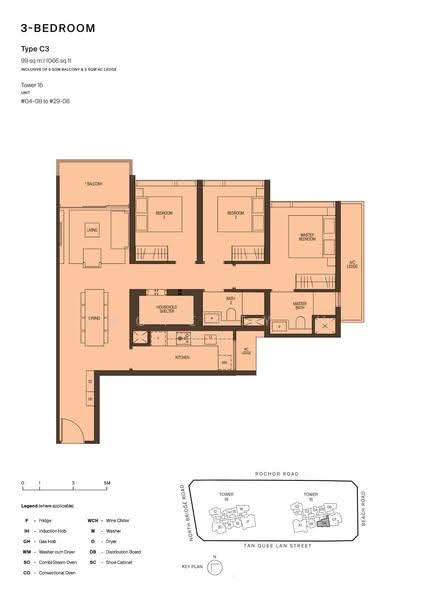Midtown Modern, 16 Tan Quee Lan Street, Beach Road / Bugis / Rochor, 3 Bedrooms, 1,066 sqft, Condominium For Rent, by Esther Choo, 500279644 - 2D - PropertyGuru.com.sg