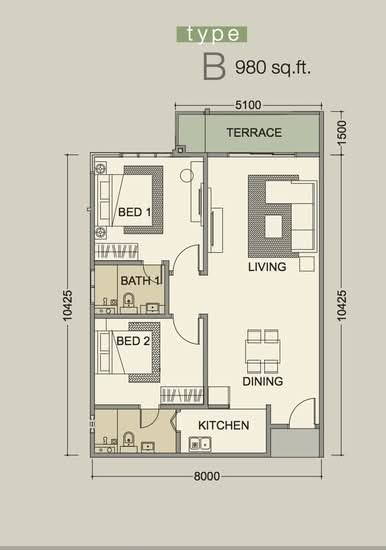 D'Secret Garden (Pangsapuri Kempas Indah) - Floor Plan - iProperty.com.my
