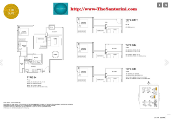 The Santorini - Floor Plan