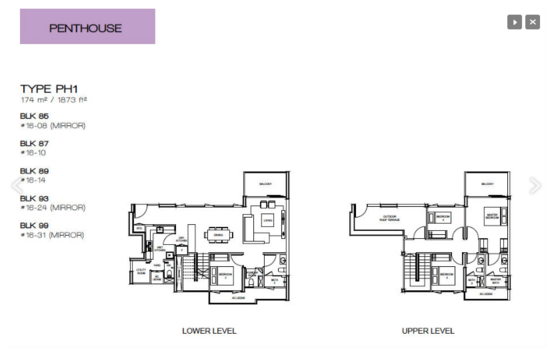 Vue 8 Residence - Floor Plan