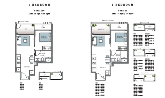 Botanique at Bartley - Floor Plan