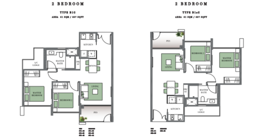 Botanique at Bartley - Floor Plan