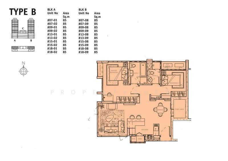 Mill Point, 3 Zion Close, Tanglin / Holland / Bukit Timah, 2 Bedrooms, 915 sqft, Apartment For Rent, by Trisha Lee, 19982185 - 2D - PropertyGuru.com.sg