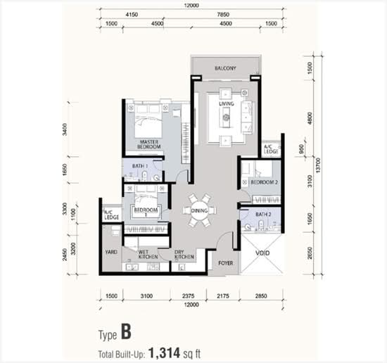 Setia Pinnacle - Floor Plan - iProperty.com.my