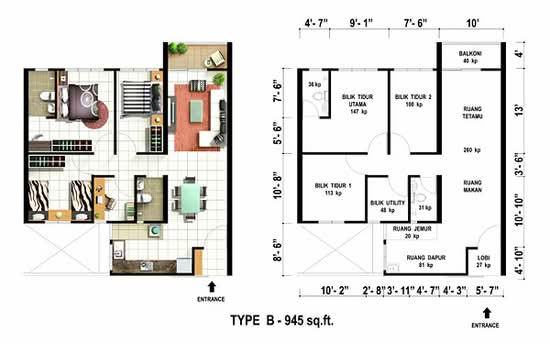 Pinang Laguna - Floor Plan - iProperty.com.my