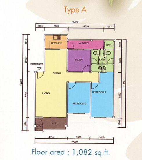 Garden Court 2 Bukit Vor - Floor Plan - iProperty.com.my