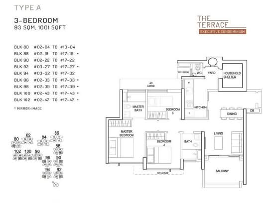 The Terrace - Floor Plan