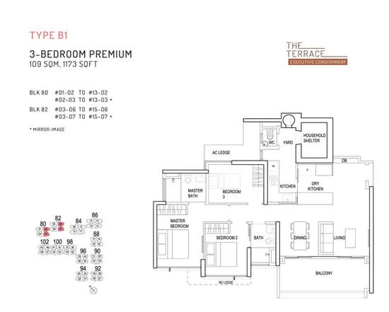 The Terrace - Floor Plan