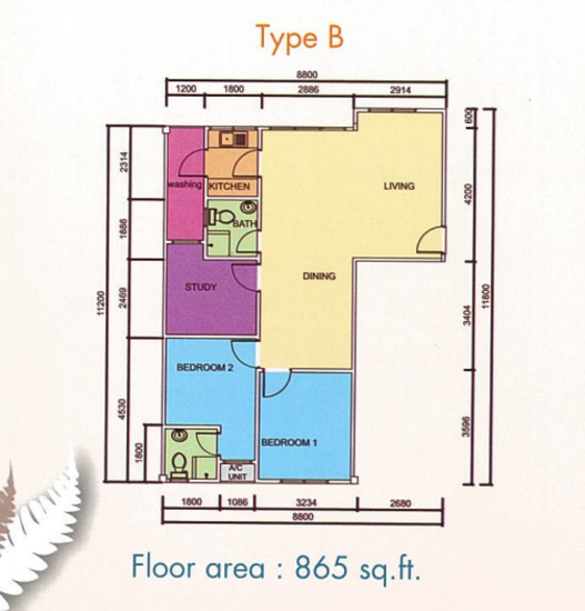 Garden Court 2 Bukit Vor - Floor Plan - iProperty.com.my