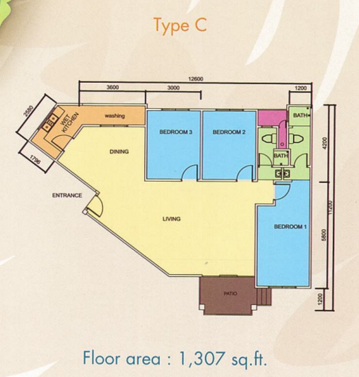 Garden Court 2 Bukit Vor - Floor Plan - iProperty.com.my