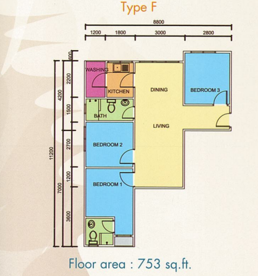 Garden Court 2 Bukit Vor - Floor Plan - iProperty.com.my