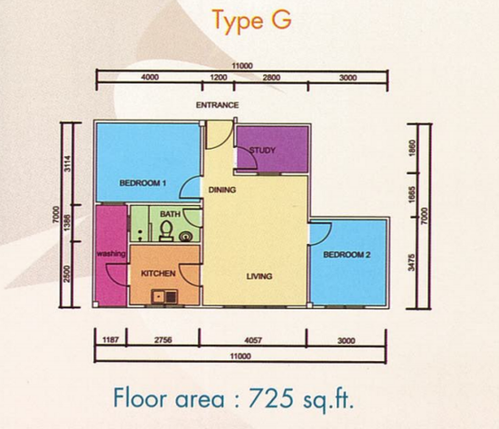 Garden Court 2 Bukit Vor - Floor Plan - iProperty.com.my
