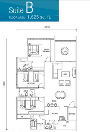 Laman Baiduri - Floor Plan