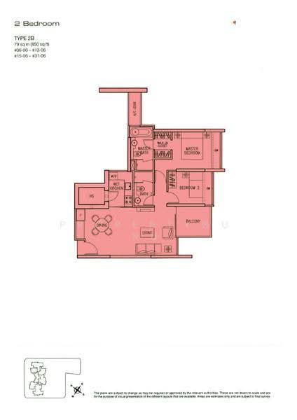 Montebleu, 8 Minbu Road, Newton / Novena, 2 Bedrooms, 850 sqft, Condominium For Rent, by Ken Chew, 500278081 - 2D - PropertyGuru.com.sg