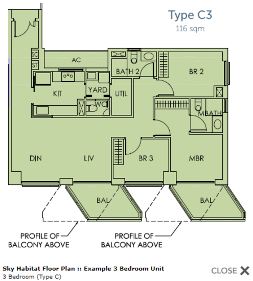 Sky Habitat - Floor Plan