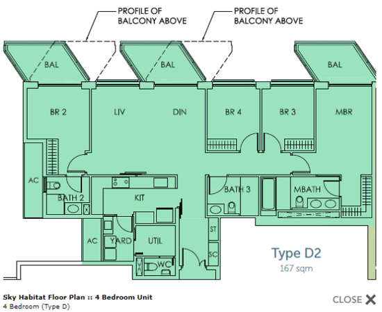 Sky Habitat - Floor Plan