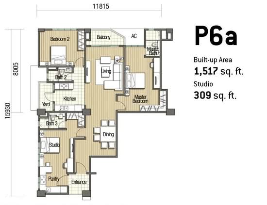 Subang Olives Residence - Floor Plan - iProperty.com.my