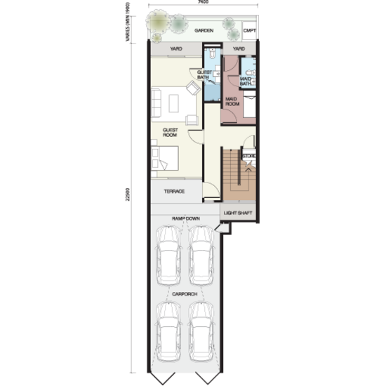 Vilaris Courtyard Homes - Floor Plan - iProperty.com.my
