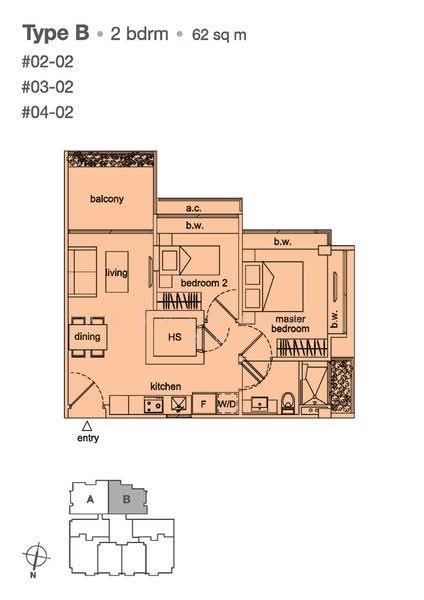 Mulberry Tree, 167 Moulmein Road, Newton / Novena, 2 Bedrooms, 667 sqft, Apartment For Sale, by Kenneth Loh, 60163289 - 2D - PropertyGuru.com.sg