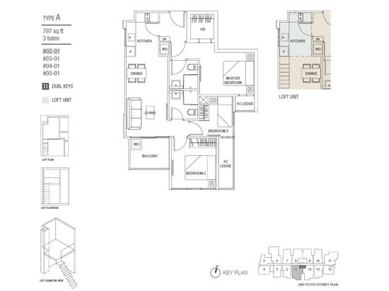 Hills TwoOne - Floor Plan