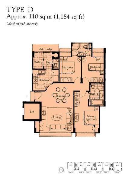 Mutiara View, 11 Jalan Mutiara, Tanglin / Holland / Bukit Timah, 3 Bedrooms, 1,173 sqft, Apartment For Sale, by Renee Lim, 500289223 - 2D - PropertyGuru.com.sg