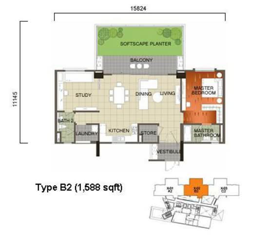 One Jelatek - Floor Plan - iProperty.com.my