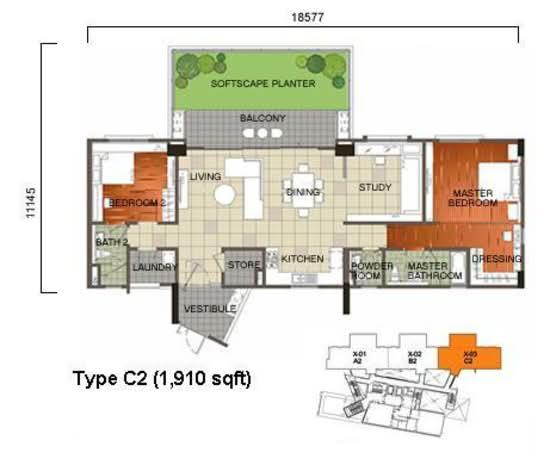One Jelatek - Floor Plan - iProperty.com.my