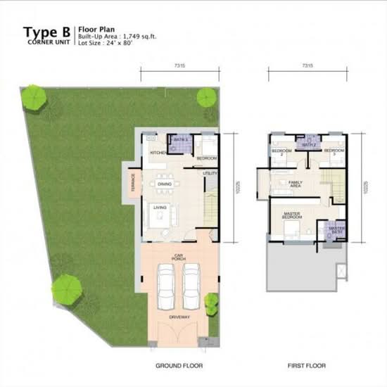 Camwood @ Taman Pelangi Indah - Floor Plan - iProperty.com.my
