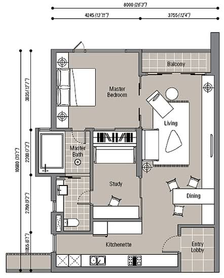 The Northshore Gardens - Floor Plan - iProperty.com.my