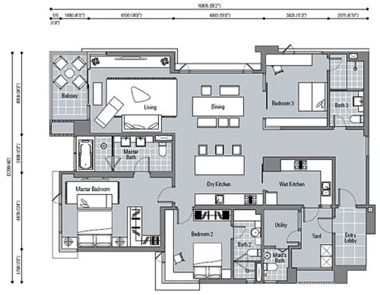 The Northshore Gardens - Floor Plan - iProperty.com.my