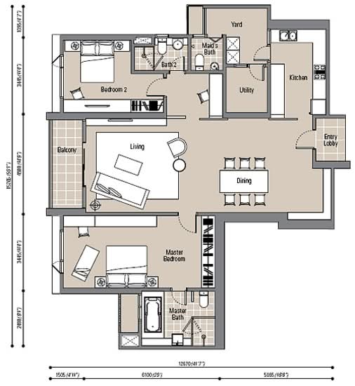 The Northshore Gardens - Floor Plan - iProperty.com.my