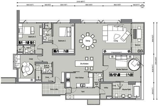 The Northshore Gardens - Floor Plan - iProperty.com.my